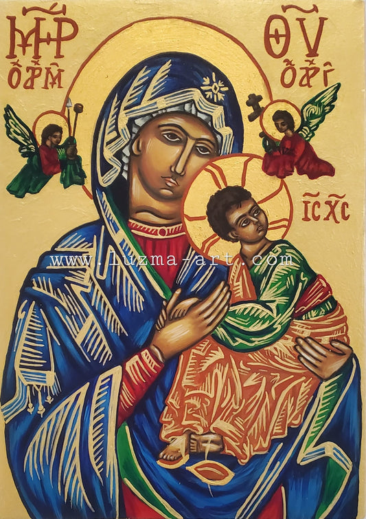 Our Lady of Perpetual Help - Handwritten Icon