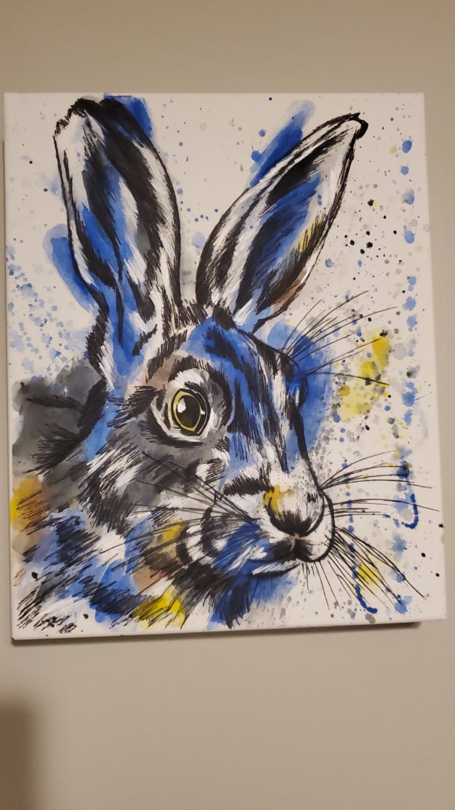 Rabbit - Painted Print